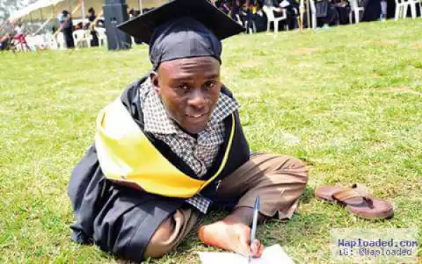 Photos: Man Born With No Arms Graduates From The University